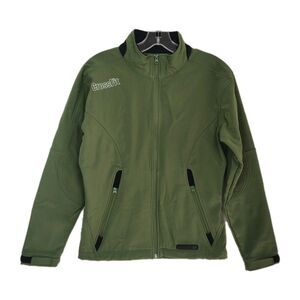 CrossFit Full-Zip Jacket Women's‎ S Green Zippered Pockets Fleece Lining